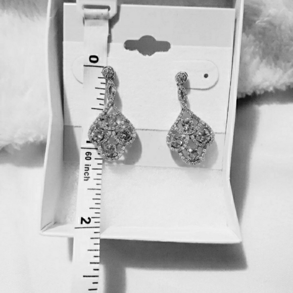 Victoria Wieck Yellow Gemstone Silver Earrings - Picture 3 of 3